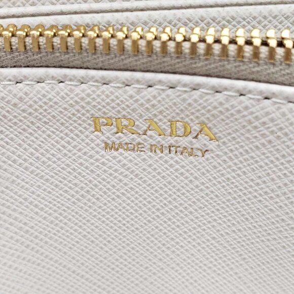 100% Authentic PRADA Saffiano Ribbon Leather Zippy Wallet - Picture 16 of 16